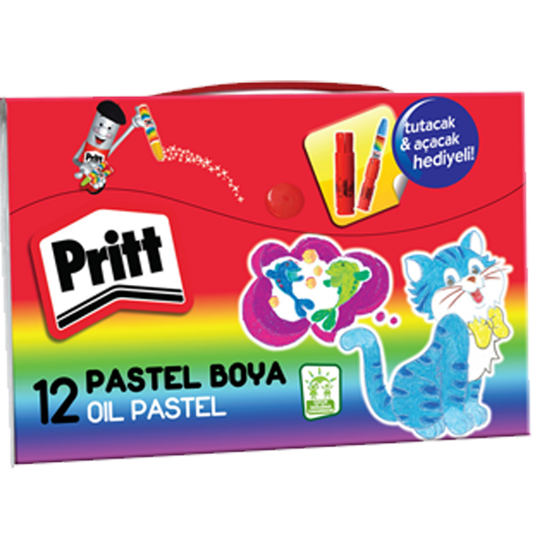 Pritt Pastel Boya Çantalı 12 Renk 1048062