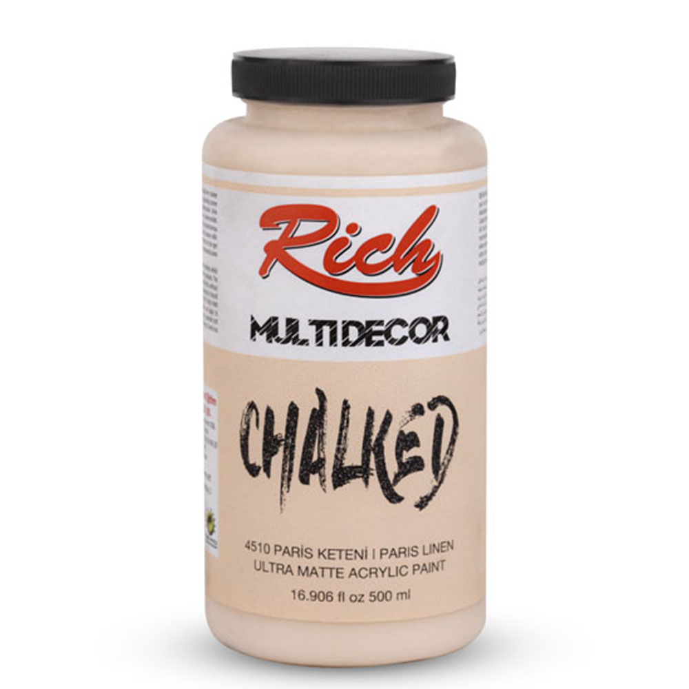 Rich Akrilik Boya Multi Decor Chalked 500 CC Paris Keteni 4510
