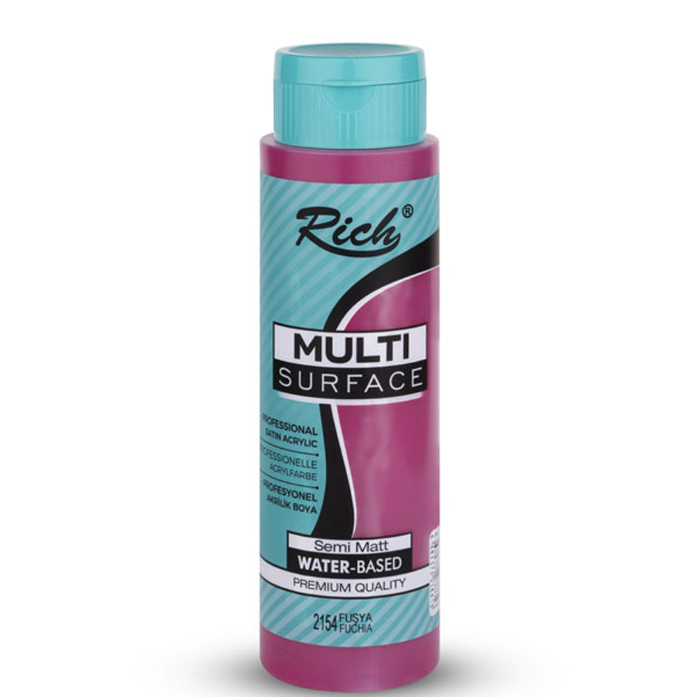 Rich Akrilik Boya Multi Surface 500 CC Fuşya 500-2154