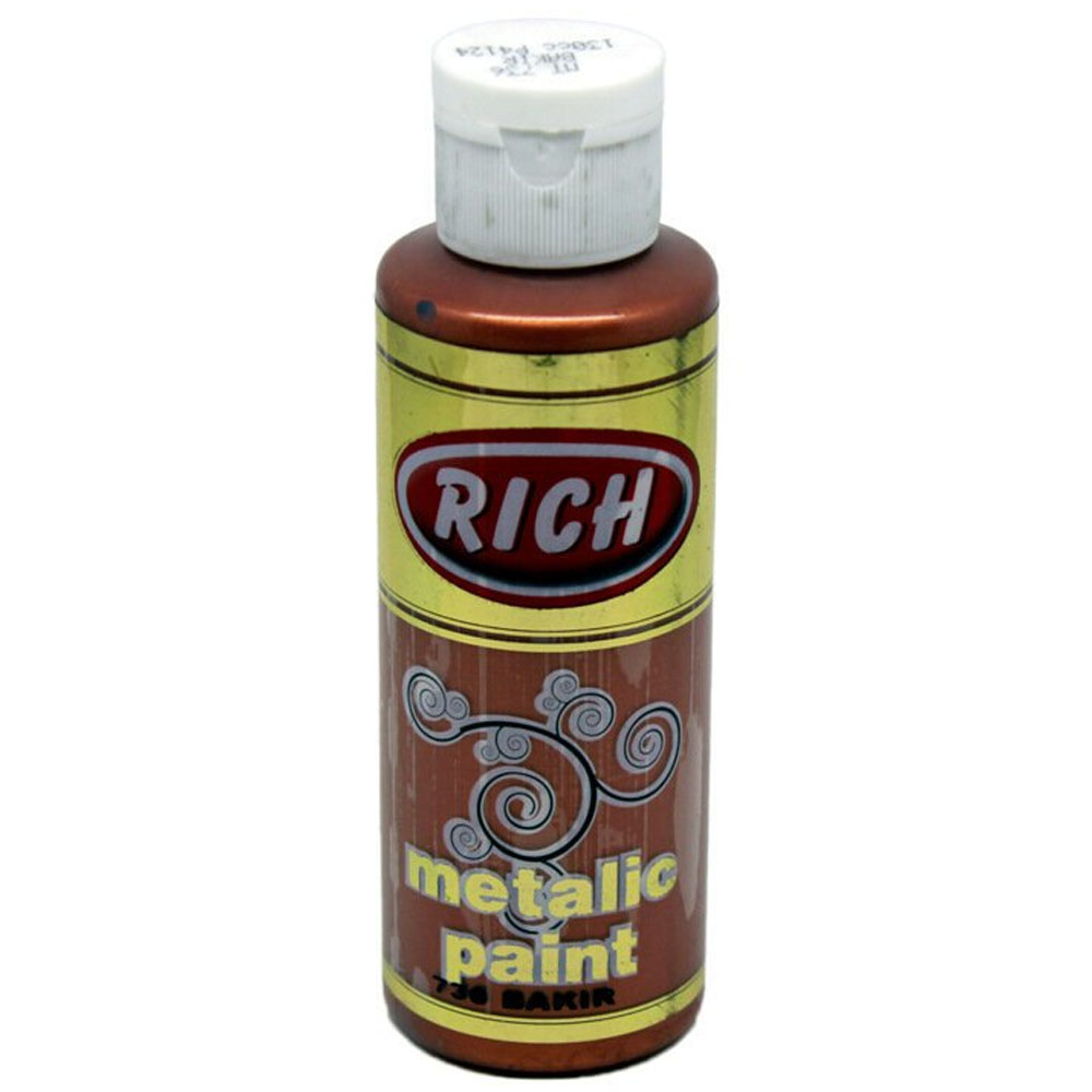 Rich Akrilik Boya Metalik 120 CC Krem 120-0734