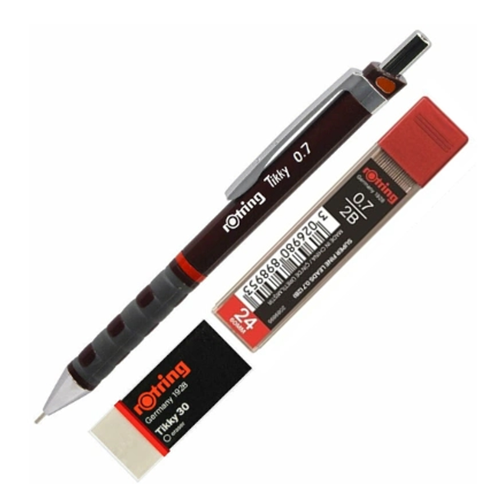 Rotring Okul Seti Versatil+Min Silgi Hediyeli 0.7 MM Siyah RO-KK07-07M