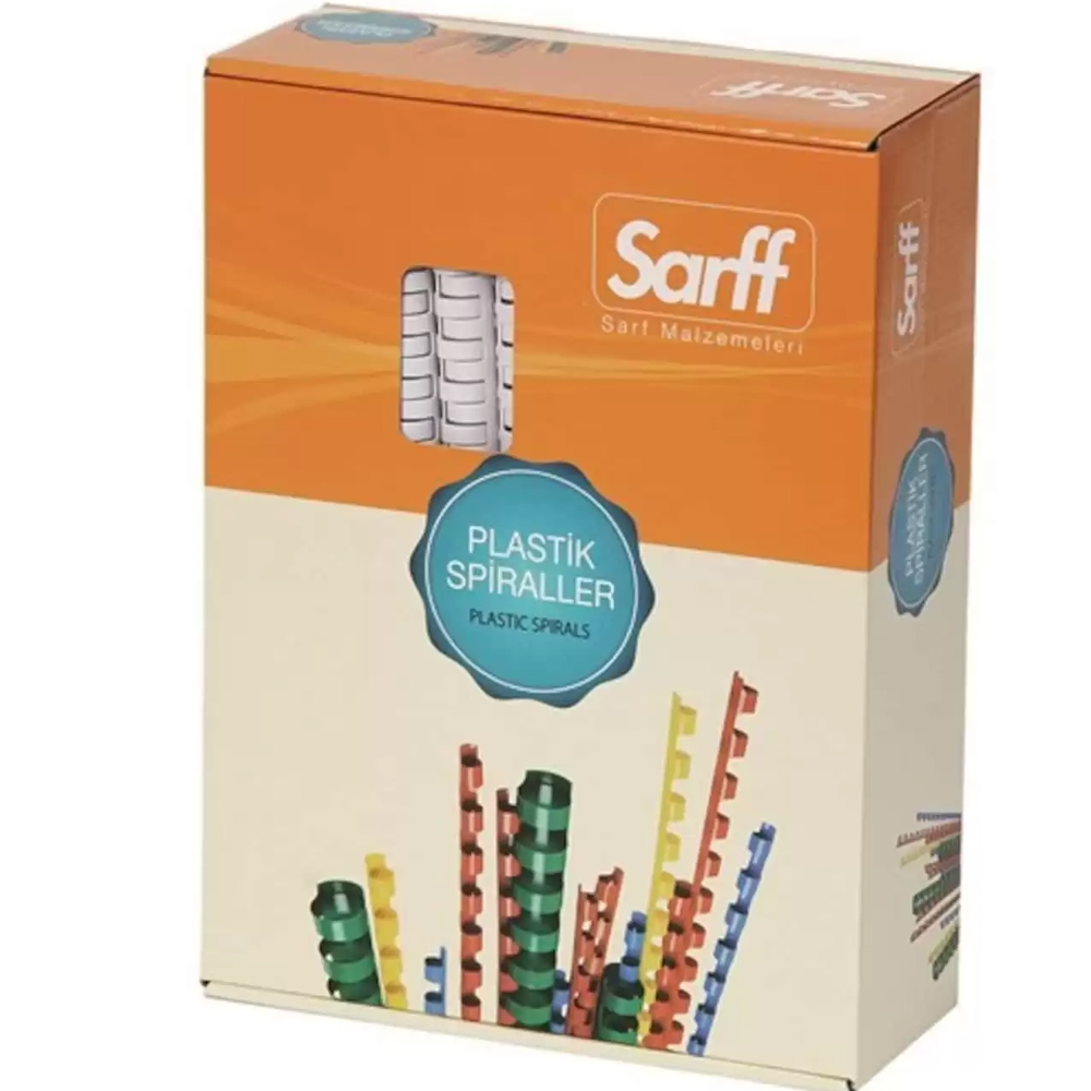 Sarff Spiral Plastik 95 SY 12 MM Beyaz 15202023