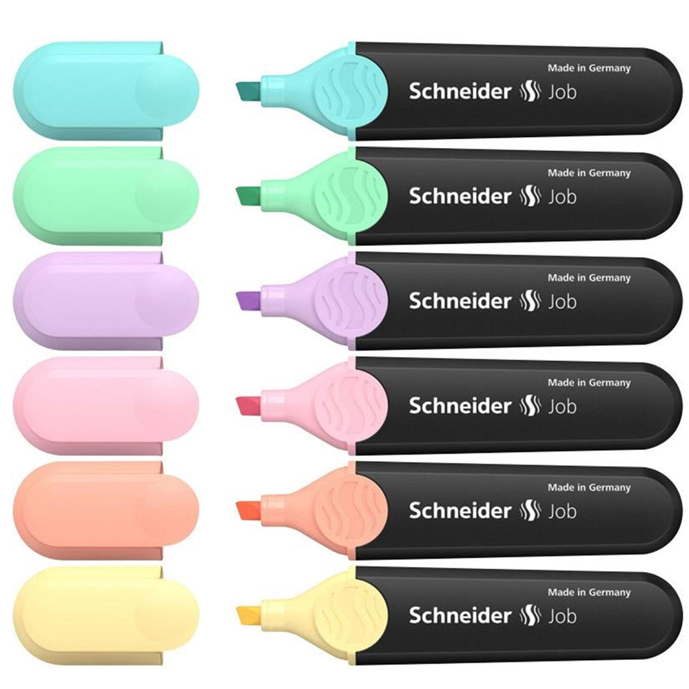 Schneider Fosforlu Kalem Job Pastel 6 Lı 115097