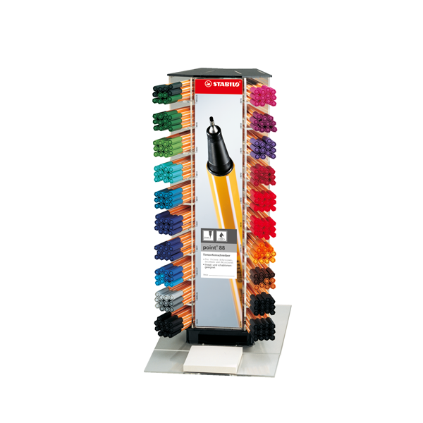 Stabilo Keçe Uçlu İnce Kalem 88 Point 0.4 MM Karışık Renk 240 LI Stand 88/240