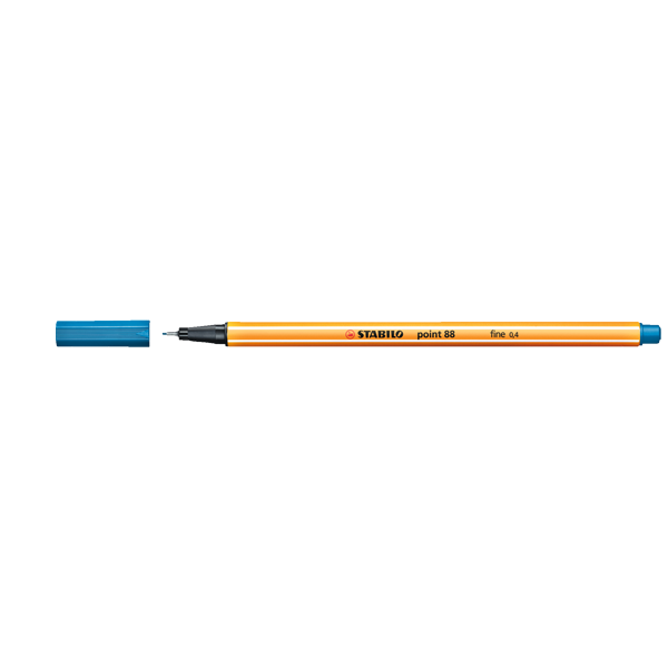 Stabilo Keçe Uçlu İnce Kalem 88 Point 0.4 MM Koyu Mavi 88/32