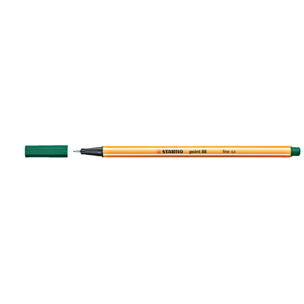 Stabilo Keçe Uçlu İnce Kalem 88 Point 0.4 MM Çam Yeşili 88/53