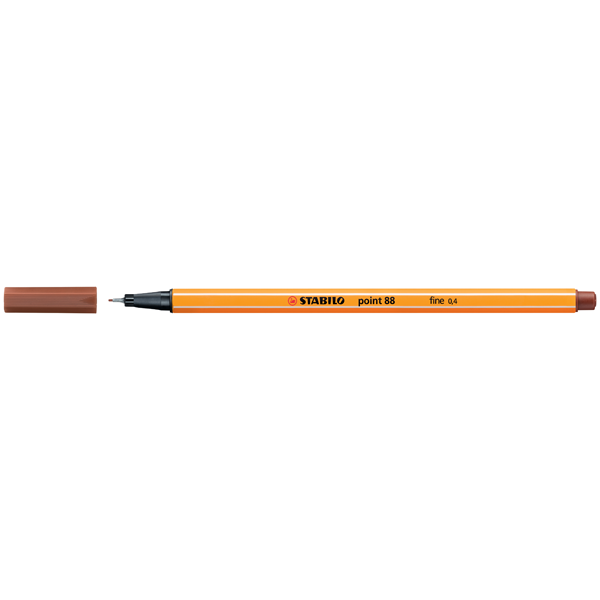 Stabilo Keçe Uçlu İnce Kalem 88 Point 0.4 MM Kan Kırmızısı 88/38