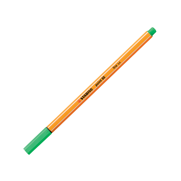 Stabilo Keçe Uçlu İnce Kalem 88 Point 0.4 MM Zümrüt Yeşili 88/16