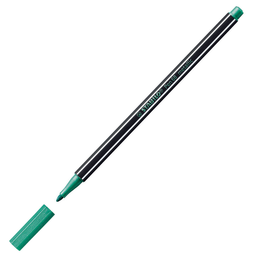 Stabilo Keçe Uçlu Boya Kalemi 1 MM Metalik Yeşil 68/836