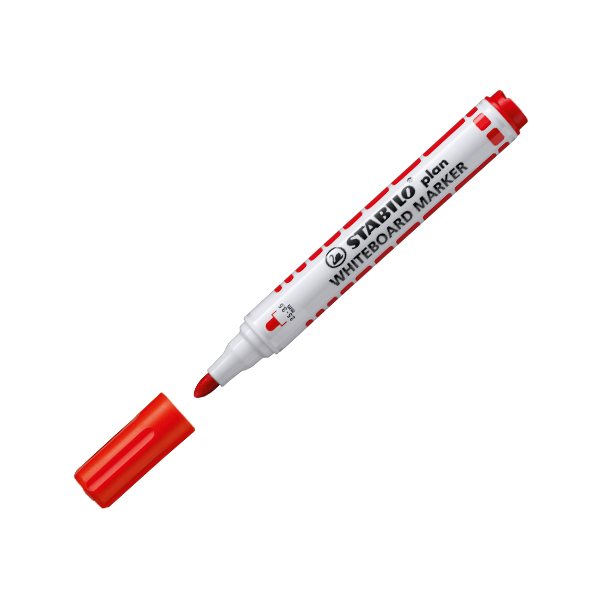Stabilo Tahta Kalemi Plan Yuvarlak Uçlu 2.5-3.5 MM Kırmızı 641/40