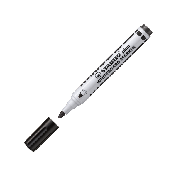 Stabilo Tahta Kalemi Plan Yuvarlak Uçlu 2.5-3.5 MM Siyah 641/46