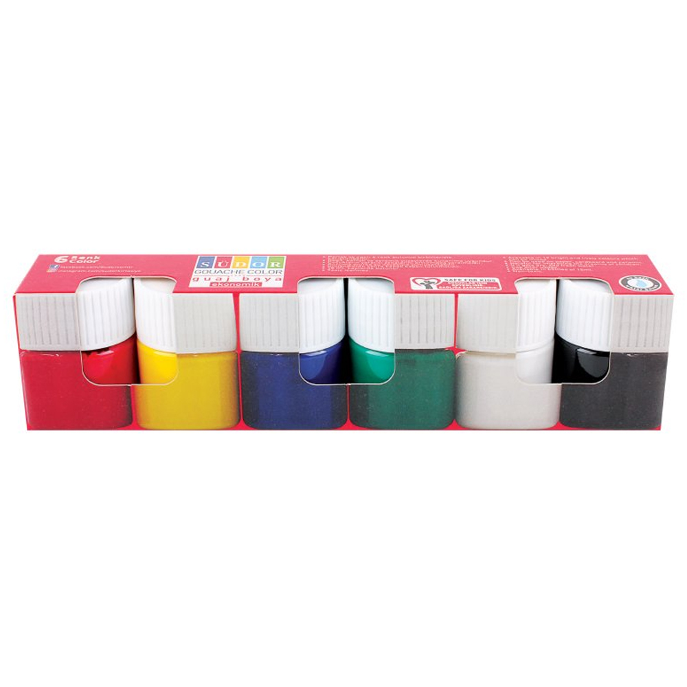 Südor Guaj Boya Set Eko 6x15 ML