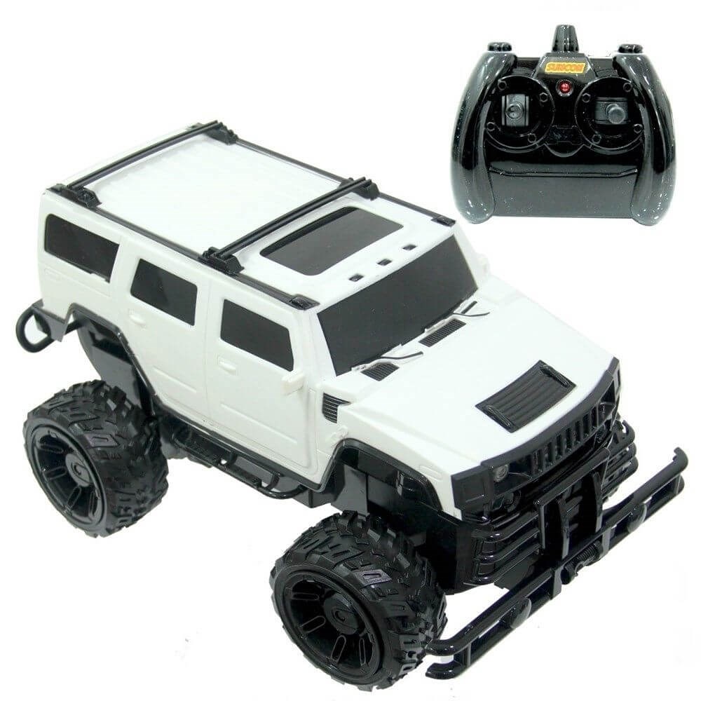 Sunman Işıklı Uzaktan Kumandalı Big Foot Usb Şarjlı Hummer Araba 34 Cm 1:14