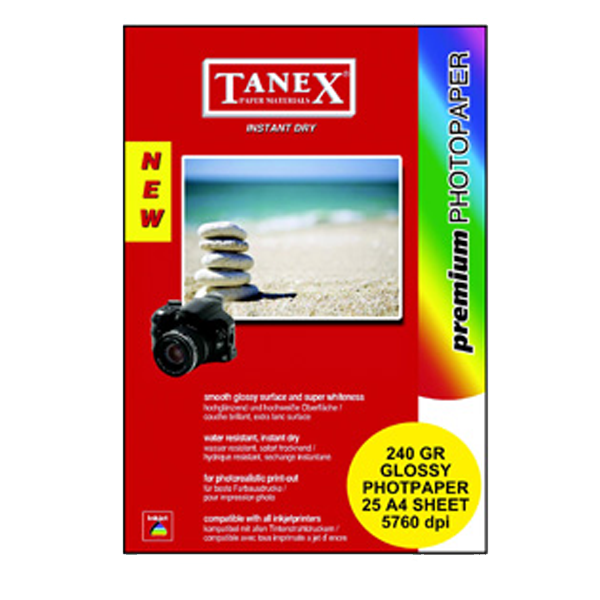 Tanex Fotoğraf Kağıdı 20 YP A4 240 GR