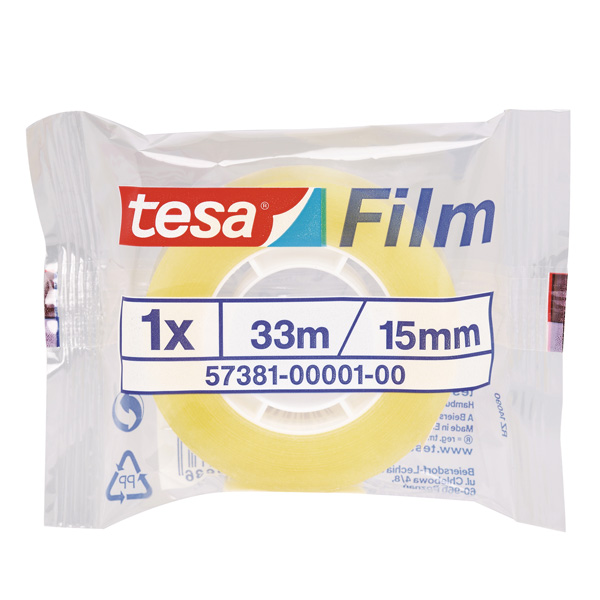 Tesa Film Standart Şeffaf 33x15 57381