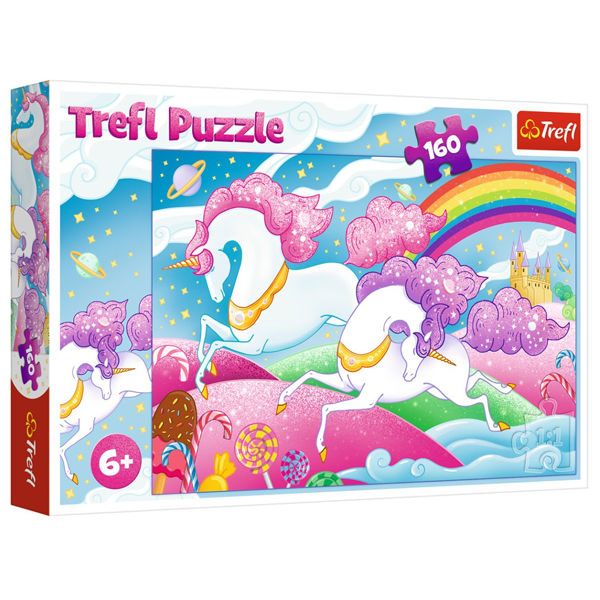 Trefl Puzzle 160 Parça Unicorns 15372 (41x27,5 cm)