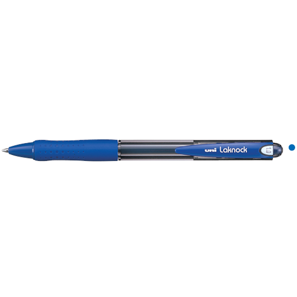 Uni-Ball Tükenmez Kalem Laknock Medium 1.0 MM Mekanik Bilye Uç Mavi SN-100
