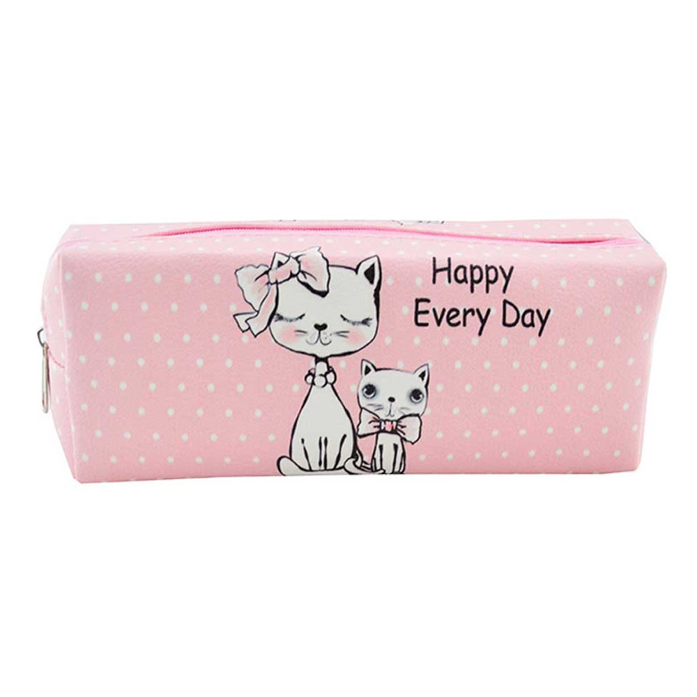 Unick Color Kalem Çantası Büyük Boy Cats 3496
